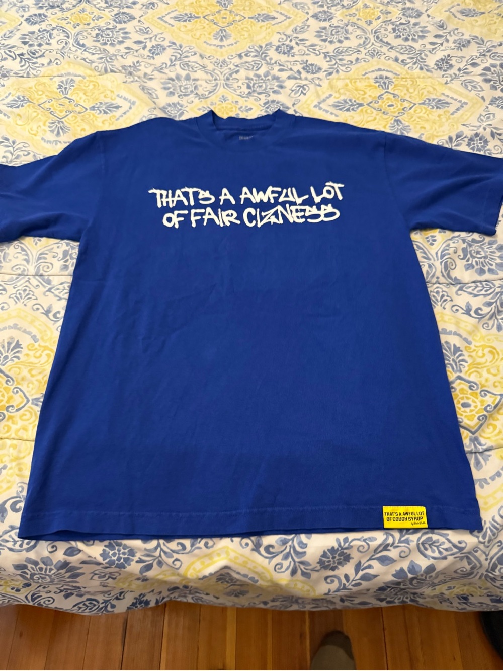 Lost Hills ALOC That’s A Awful Lot Of Fair Cizness Men’s Blue T Shirt